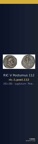 RIC V Postumus 112 — CANOA