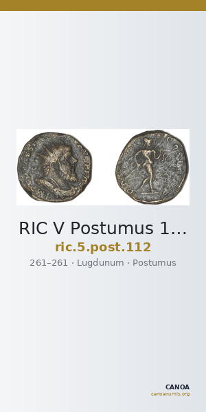 RIC V Postumus 112 — CANOA