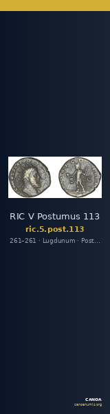 RIC V Postumus 113 — CANOA