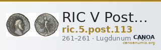 RIC V Postumus 113 — CANOA