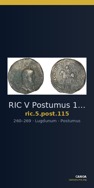 RIC V Postumus 115 — CANOA