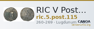 RIC V Postumus 115 — CANOA