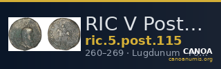 RIC V Postumus 115 — CANOA