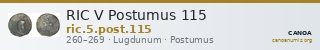 RIC V Postumus 115 — CANOA