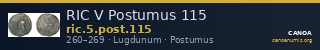 RIC V Postumus 115 — CANOA