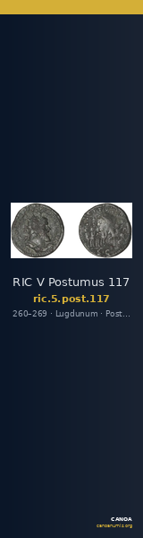RIC V Postumus 117 — CANOA