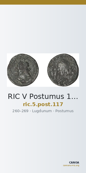 RIC V Postumus 117 — CANOA