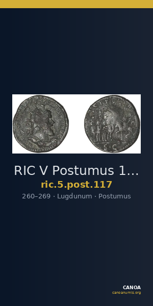 RIC V Postumus 117 — CANOA