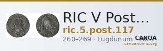 RIC V Postumus 117 — CANOA