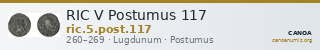 RIC V Postumus 117 — CANOA