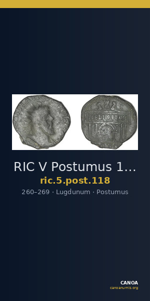RIC V Postumus 118 — CANOA