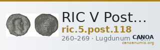 RIC V Postumus 118 — CANOA