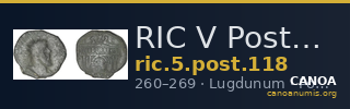 RIC V Postumus 118 — CANOA