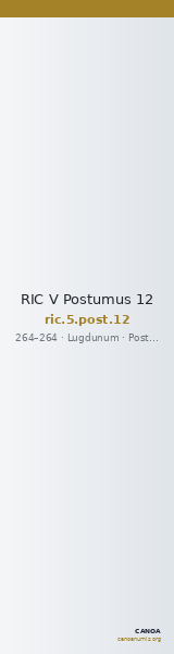 RIC V Postumus 12 — CANOA