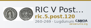 RIC V Postumus 120 — CANOA