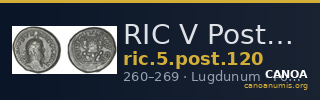 RIC V Postumus 120 — CANOA