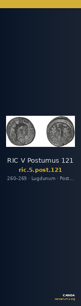 RIC V Postumus 121 — CANOA