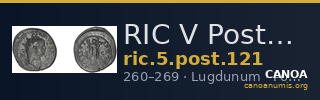 RIC V Postumus 121 — CANOA