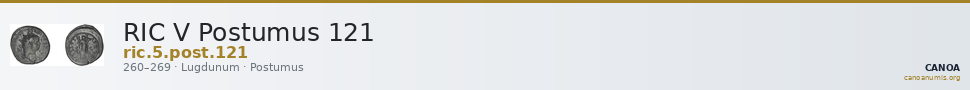 RIC V Postumus 121 — CANOA