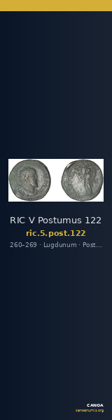 RIC V Postumus 122 — CANOA