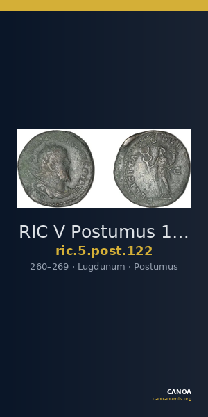 RIC V Postumus 122 — CANOA
