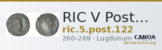 RIC V Postumus 122 — CANOA