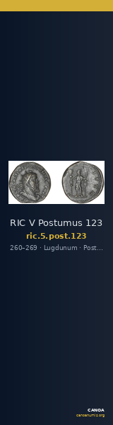 RIC V Postumus 123 — CANOA