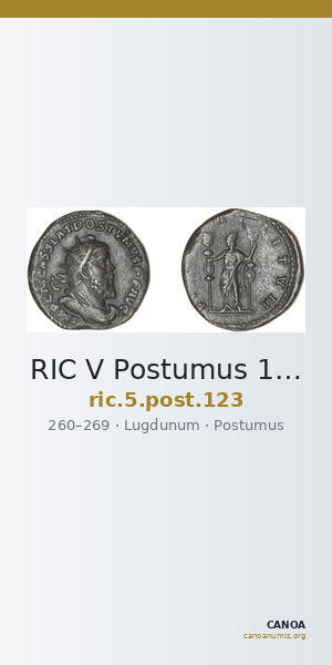 RIC V Postumus 123 — CANOA