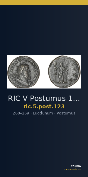 RIC V Postumus 123 — CANOA
