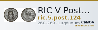 RIC V Postumus 124 — CANOA
