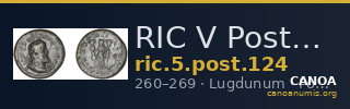 RIC V Postumus 124 — CANOA