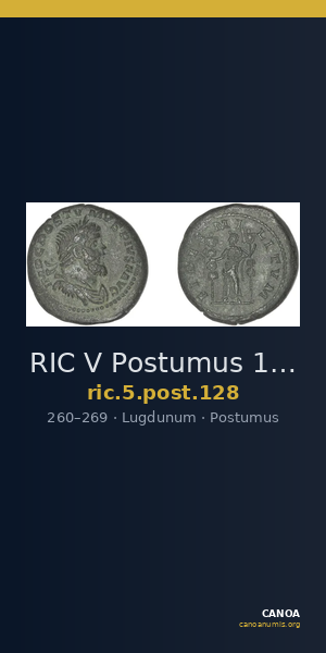 RIC V Postumus 128 — CANOA