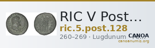 RIC V Postumus 128 — CANOA