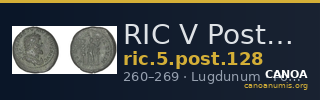 RIC V Postumus 128 — CANOA