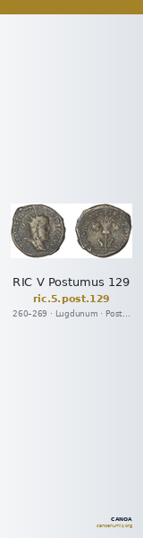 RIC V Postumus 129 — CANOA