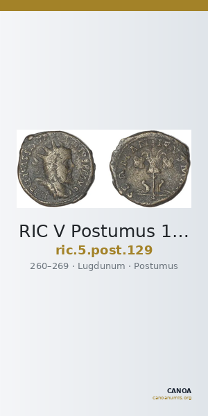 RIC V Postumus 129 — CANOA