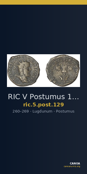 RIC V Postumus 129 — CANOA