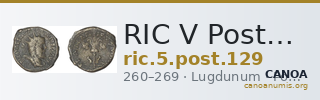 RIC V Postumus 129 — CANOA