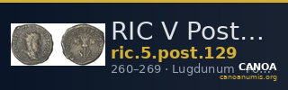 RIC V Postumus 129 — CANOA
