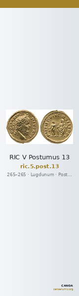 RIC V Postumus 13 — CANOA