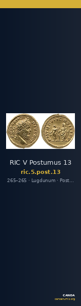 RIC V Postumus 13 — CANOA