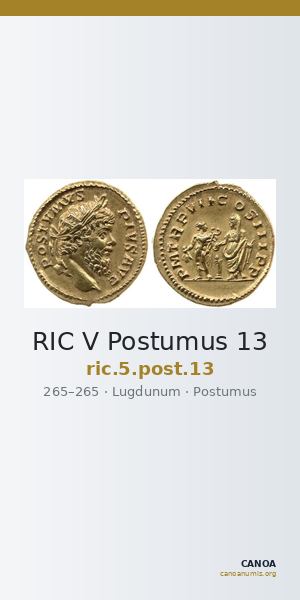 RIC V Postumus 13 — CANOA