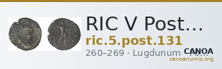 RIC V Postumus 131 — CANOA