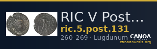 RIC V Postumus 131 — CANOA