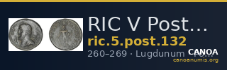 RIC V Postumus 132 — CANOA