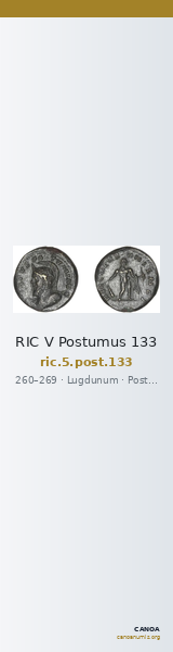 RIC V Postumus 133 — CANOA