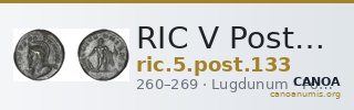 RIC V Postumus 133 — CANOA