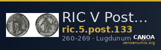 RIC V Postumus 133 — CANOA