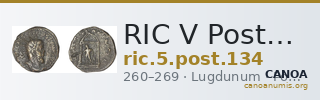 RIC V Postumus 134 — CANOA