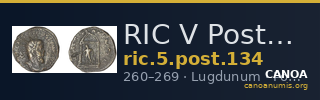 RIC V Postumus 134 — CANOA